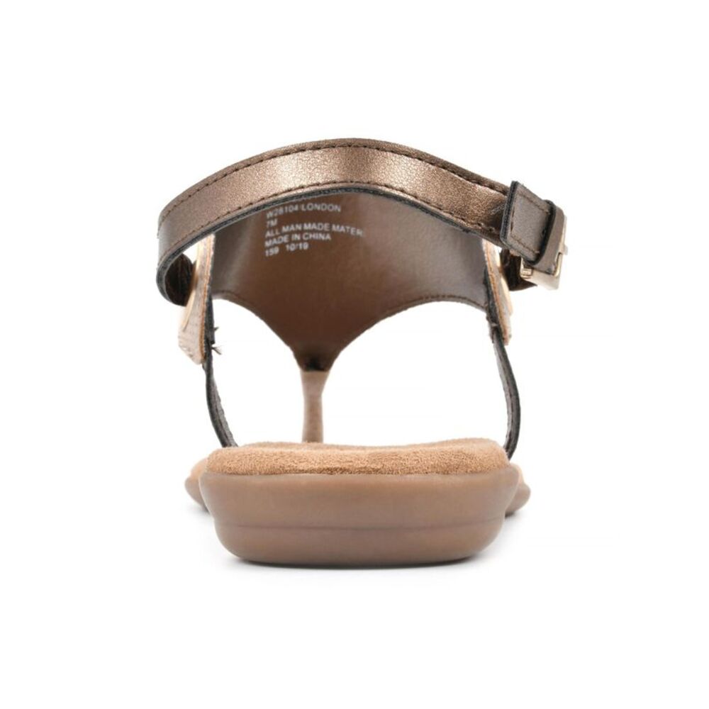 WHITE MOUNTAIN Womens Beige Cushioned London Slip On Thong Sandals Shoes 9.5 M - Picture 2 of 2